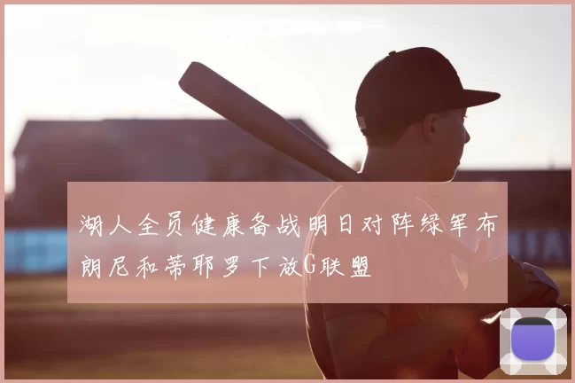 湖人全员健康备战明日对阵绿军布朗尼和蒂耶罗下放G联盟