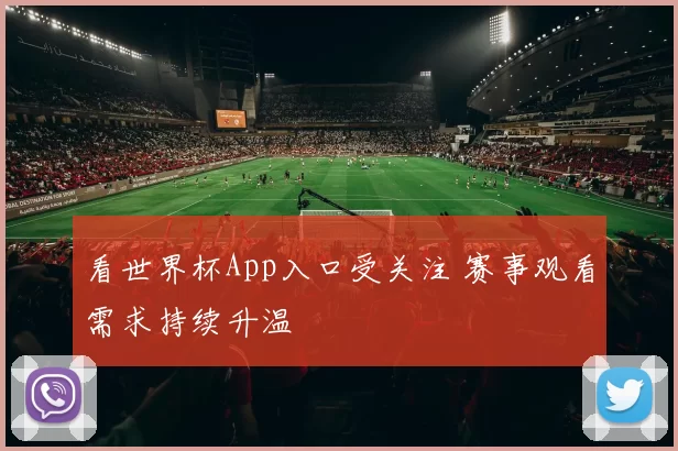 看世界杯App入口受关注 赛事观看需求持续升温