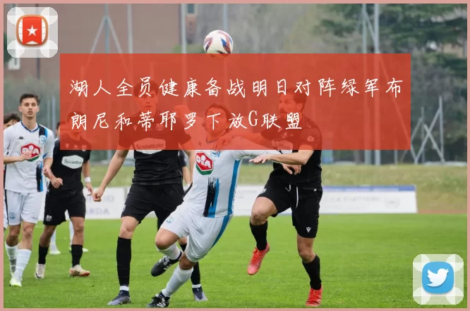 湖人全员健康备战明日对阵绿军布朗尼和蒂耶罗下放G联盟