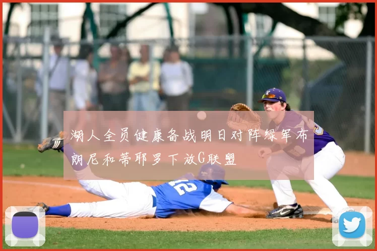 湖人全员健康备战明日对阵绿军布朗尼和蒂耶罗下放G联盟